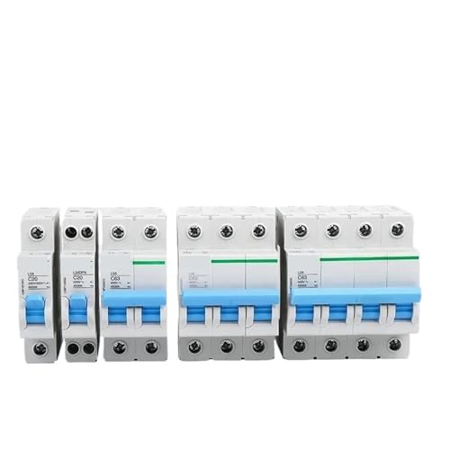 Elektrischer Leitungsschutzschalter LS8 C1A C2A C16A C25A C40A Typ C for Haushaltsschaltungen ohne Leckageschutz(3P,C40A) von KDCYFEZYI