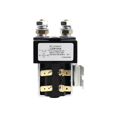 Fahrzeug-DC-Schütz 12 V 24 V 36 V 48 V 60 V 72 VDC Elektrischer DC-Schützschalter 100 A(DC36V 1NO) von KDCYFEZYI
