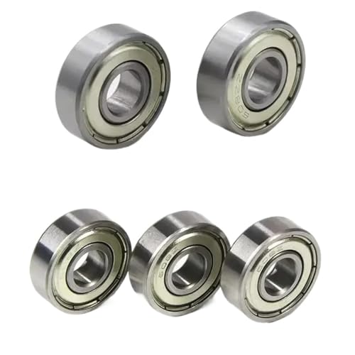 Kugellager 608Z 608ZZ Rillenkugellager 8 x 22 x 7 mm ABEC-7 Mini-Kugellager aus Kohlenstoffstahl for Skateboard-Roller 3D-Druckerteile(50pcs) von KDCYFEZYI