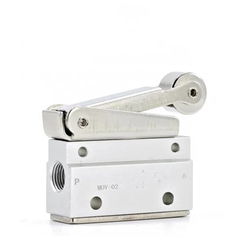 MOV-02 PT 1/8"Female Thread 3 Position 2 Way Pneumatic Mechanical Valve MOV-321 Reversing Valve Roller Hand Manual Valves(MOV-02) von KDCYFEZYI