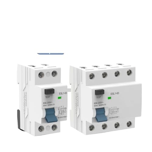 RCD 2P 4P Fehlerstromschutzschalter 30mA 100mA 300mA Elektromechanischer FI-Schutzschalter Typ A 40A 63A 80A100A Din-Schiene 220V 10KA(4P,63A 100mA) von KDCYFEZYI