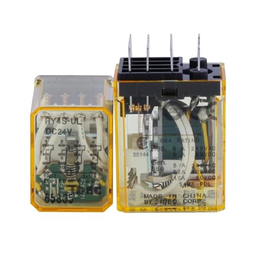 Relais RY4S-UL DC24V RY4S-UL-DC24V DC24V 24VDC 24V 5A 240VAC 14PIN(2PCS) von KDCYFEZYI