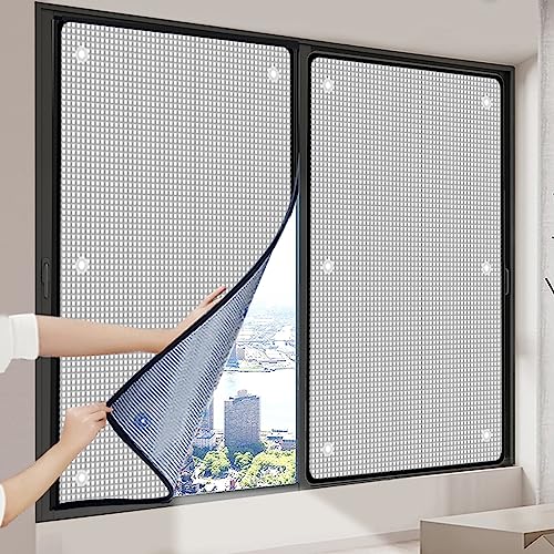 Doppelte Wärmeisolierende Reflektierende Fensterfolie aus Aluminiumfolie,Schallschutz-Sichtschutzfolie für Glasfenster,Anti-UV-Sonnenschutzfolie,Verdunkelungsfolie Isolierfolie (50x100cm/20''x39'') von KDDEON