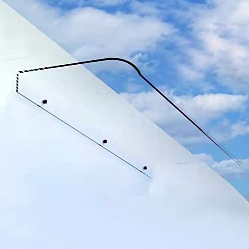 Türüberdachung Außenüberdachung,Transparent Polycarbonat Pultvordach,Terrassenüberdachung,Fenster Regenschutz Haustürdach,Türvordach Pultbogenvordach,Garten Vordach für Haustür (50x80cm/20 x32) Türüberdachung Außenüberdachung,Transparent Polycarbonat Pultvordach,Terrassenüberdachung,Fenster Regenschutz Haustürdach,Türvordach Pultbogenvordach,Garten Vordach für Haustür (50x80cm/20 x32) von KDDEON