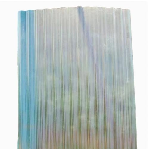 KDDFN Wellplatten,FRP-Dachplatten,UV-beständiges Wandblech Dachblech,Transparent Kurzrollen,DIY-Ersatzplatten,Verkleidungsplatte für Gewächshaus Carports,1,2mm (0.9x0.75m/35x29in,3 Pcs) von KDDFN