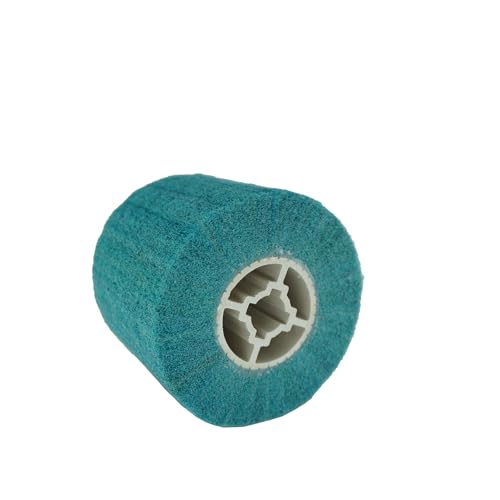 Schleifwalze Bürste,Nylonbürste, Schleifhülsen für Schleifroller Satiniermaschine ,Körnung 320,Satinierwalze für Holz & Metall Oberfläche Polieren- Ø120x100mm von KDFALO