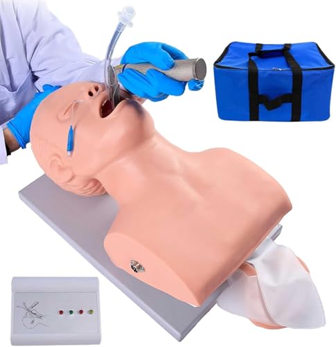 KDJFS Intubation Trainer Intubationspuppe mit Elektronischer Alarmierung und Aufbewahrungstasche Kann Unterschiedliche Trainingsziele und Tatsächliche Klinische Anforderungen Erfüllen KDJFS Intubation Trainer Intubationspuppe mit Elektronischer Alarmierung und Aufbewahrungstasche Kann Unterschiedliche Trainingsziele und Tatsächliche Klinische Anforderungen Erfüllen von KDJFS
