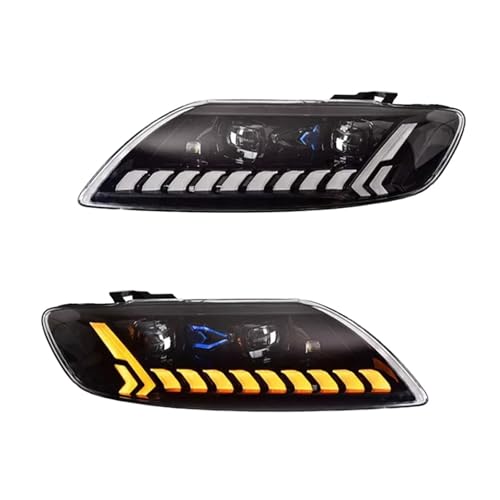 KDMOWHON 2 Pcs Lampe Scheinwerfer Kompatibel for AUDI Q7 2006-2015 DRL Blinker Engel Auge Projektor Objektiv KDMOWHON 2 Pcs Lampe Scheinwerfer Kompatibel for AUDI Q7 2006-2015 DRL Blinker Engel Auge Projektor Objektiv von KDMOWHON