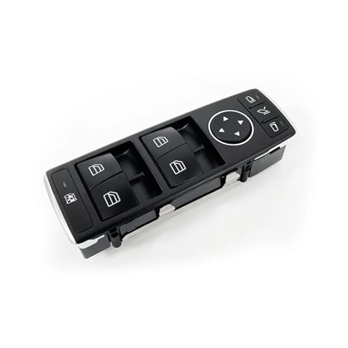 KDMOWHON Auto Fenster Hebe Taste Zubehör Werkzeug Kompatibel for Mercedes Benz W204 W212 W463 W166 X166 W176CLA Schalter Abdeckung Kappe 2049055402(Switch A) von KDMOWHON