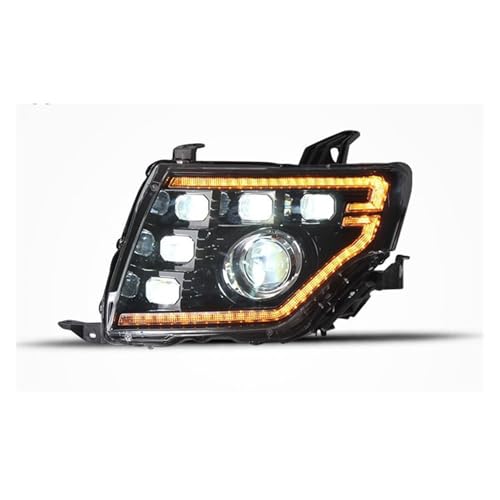 KDMOWHON Auto Front Lichter Kompatibel for Mitsubishi Pajero V93 V97 2009-2021 Scheinwerfer Montero V87 Modifizierte Automotive(2 side Style B,Right-hand drive) von KDMOWHON