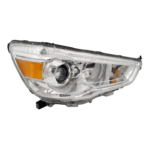 KDMOWHON Auto Front Scheinwerfer Kompatibel for Mitsubishi ASX DRL Tagfahrlicht Scheinwerfer Angel Eyes(Left) von KDMOWHON