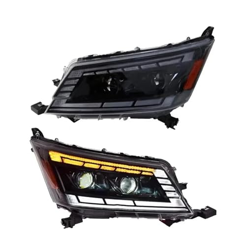 KDMOWHON Auto Lichter Scheinwerfer Kompatibel for Toyota Hiace 2019-2020 Hiace DRL Blinker Engel Auge Projektor Objektiv KDMOWHON Auto Lichter Scheinwerfer Kompatibel for Toyota Hiace 2019-2020 Hiace DRL Blinker Engel Auge Projektor Objektiv von KDMOWHON