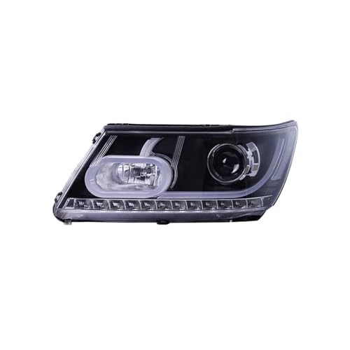 KDMOWHON Auto Stying Scheinwerfer Kompatibel for Dodge Journey 2009-2017 Journey DRL Angel Eye Bi Xenon Strahl(Normal turn signal) von KDMOWHON