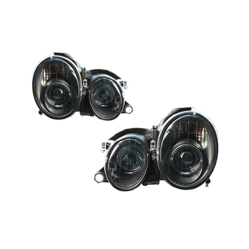 KDMOWHON Auto-Styling-Scheinwerfer, kompatibel mit Mercedes-Benz CLK W208 1997–2003, Auto-Scheinwerfer-Montage, Projektorobjektiv(Low beam Led) von KDMOWHON