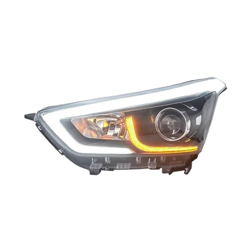 KDMOWHON Autolampen kompatibel for Hyundai IX25 Creta 2015-2017 Frontleuchten Signal DRL Scheinwerfer HID Projektorlinse Refit Auto Werkzeug Zubehör(High and low beam) von KDMOWHON