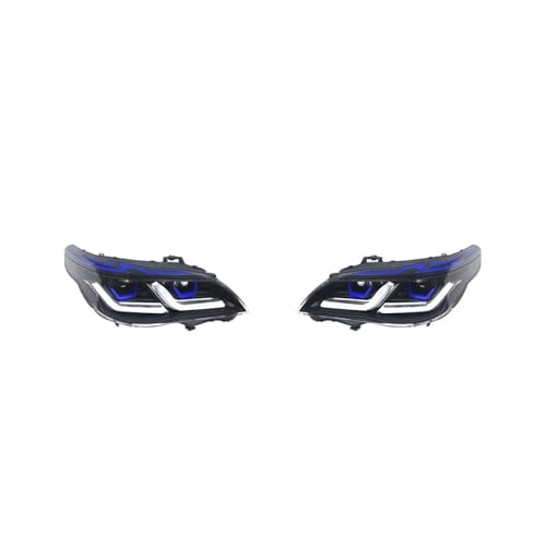 KDMOWHON Autolicht, kompatibel mit BMW 5 Series E60, Scheinwerfer, 523i 530i 2003–2009, Scheinwerfer, DRL-Projektor, Fernlicht, Abblendlicht, Zubehör, Plug and Play(For 2003-2007) von KDMOWHON