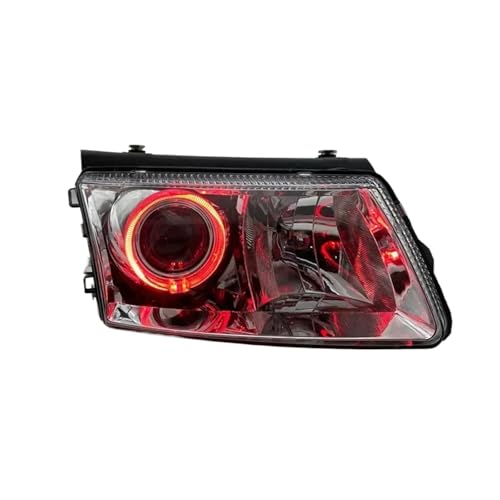 KDMOWHON Autoscheinwerfer-Baugruppe, kompatibel mit VW Passat B5 98-2005, Angel Eye, Doppel-Xenon-Objektiv, Drl, Tagfahrlicht(HeadligHt pair) von KDMOWHON