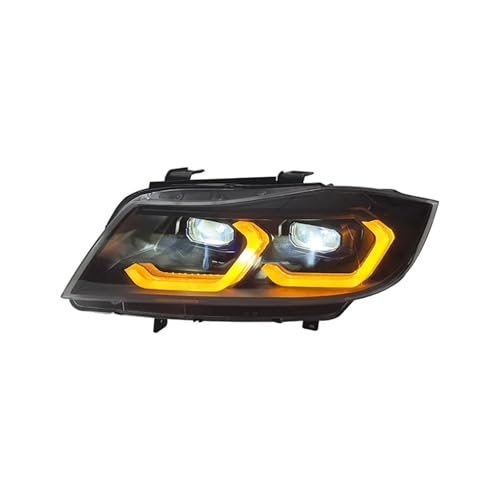 KDMOWHON Autoscheinwerfer kompatibel for BMW 3er E90 2005–2012 318 320 325 330 DRL Angel Eye Projektorlinse Automotive Xenonlampe(For halogen) von KDMOWHON