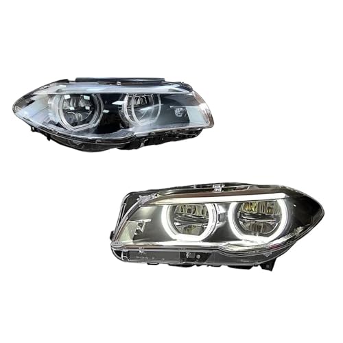 KDMOWHON Autoscheinwerferlicht kompatibel for BMW 5er F10 F18 2011-2017 Auto Nebel DRL Bremsblinker Lampe Plug and Play(B2014-2017) von KDMOWHON