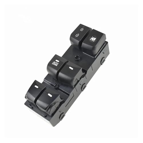 KDMOWHON Dynamoelektrischer Fensterheber-Hauptschalter Kompatibel for Hyundai 2012 2013 2014 2015 2016 Elantra Lang Move 93570-4V000 935704V000(Black low match) von KDMOWHON
