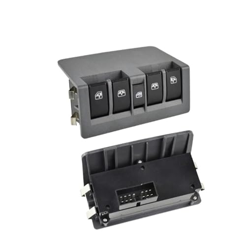 KDMOWHON Dynamoelektrischer Tür-/Glas-/Fensterheberschalter, Relais, kompatibel mit Segel, 11-polig oder 13-polig(4Buttons 13 pins) von KDMOWHON