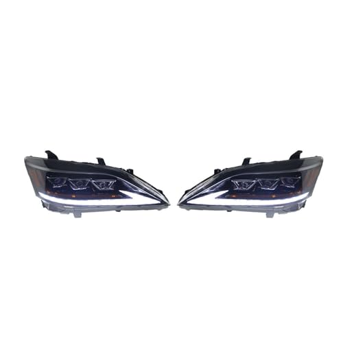 KDMOWHON EIN Paar Kopf Lampe Scheinwerfer Kompatibel for Lexus es ES240 ES350 2006-2012 DRL Blinker Engel Auge Projektor Objektiv(For 2010-2012) von KDMOWHON