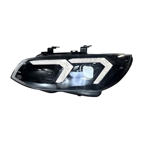 KDMOWHON Fahrzeugscheinwerfer kompatibel for BMW E92 318 320 325 330 335 M3 2006-2012 Frontlicht DRL Auto Blinker Upgrade Objektiv Auto(With AFS pair) von KDMOWHON