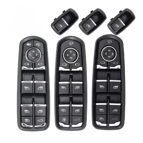 KDMOWHON Fensterheberschalter Kompatibel for Porsche Panamera 970 Cayenne 92A Macan 95B 7PP959858 7PP959858A 7PP959855BDML 7PP959858R(7PP959858A 15 Pins) von KDMOWHON