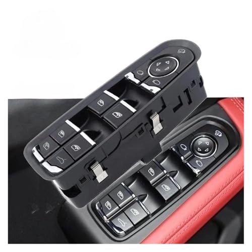 KDMOWHON Fensterheberschalter Kompatibel for Porsche Panamera 970 Cayenne 92A Macan 95B 7PP959858 7PP959858A 7PP959855BDML 7PP959858R(7PP959858R M Window) von KDMOWHON