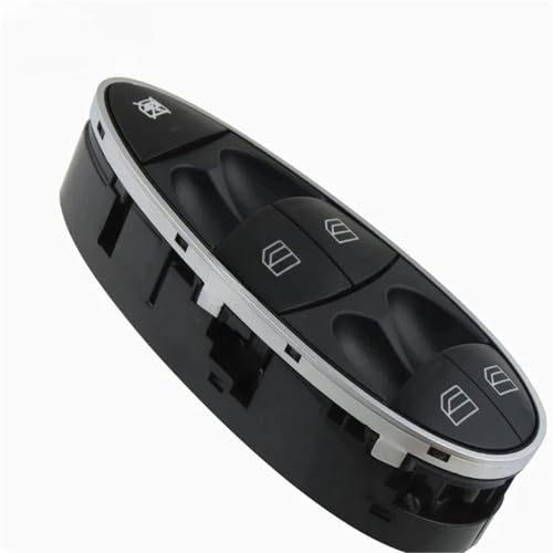 KDMOWHON Master Fensterheber Control Schalter 2118213679 Kompatibel for Mercedes W219 CLS320 CLS280 CLS350 CLS300 CLS500 CLS550 CLS55 A2118213679(Silver Border) von KDMOWHON
