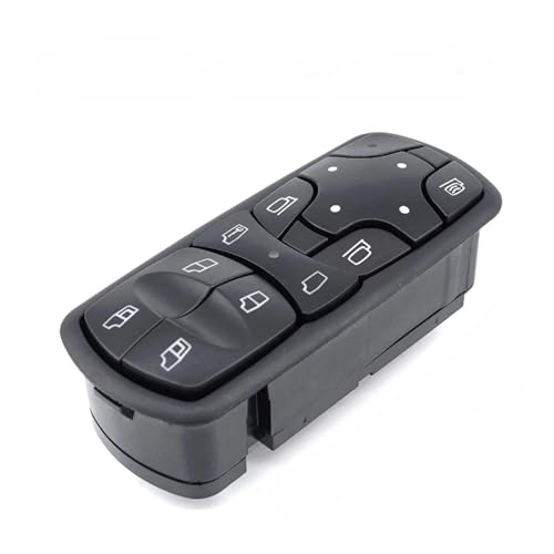 KDMOWHON Power Fensterheber Schalter Kompatibel for Mercedes Benz Actros MP1 MP2 A9438200197 A9438200097 Control Glas Taste(A9438200097) von KDMOWHON