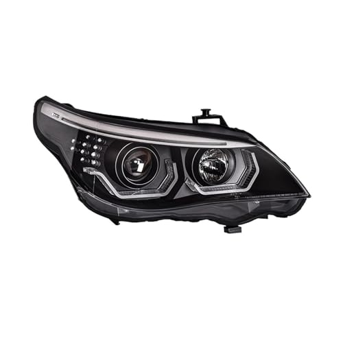 KDMOWHON Scheinwerfer Kompatibel for BMW 5 Series E60 520i 525i 523i 528i 2004-2010 Auto Montage Refit Angel Eye Design Tagfahrlicht(04-07 All) von KDMOWHON