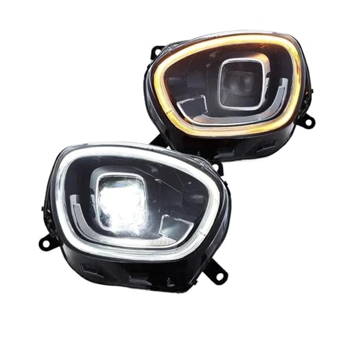 KDMOWHON Scheinwerfer kompatibel for Mini Cooper Countryman F60 2017–2023 2. Generation DRL Bernstein Blinker Fernlicht Abblendlicht Halo Angel Eye Projektoren KDMOWHON Scheinwerfer kompatibel for Mini Cooper Countryman F60 2017–2023 2. Generation DRL Bernstein Blinker Fernlicht Abblendlicht Halo Angel Eye Projektoren von KDMOWHON