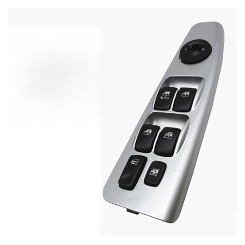 KDMOWHON Silber Dynamoelektrischer Fensterheberschalter Fensterschalter Kompatibel for Kia Spectra Cerato 2004-2009 93570-2F200 935702F200(With silver panel) von KDMOWHON