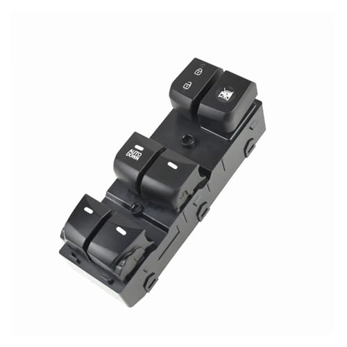 KDMOWHON Tür Fenster Glas Aufzug Control Master Switch Kompatibel for Hyundai Lang Bewegen Elantra MD Vorne Hinten Links Rechts(AUTO Down Black) von KDMOWHON