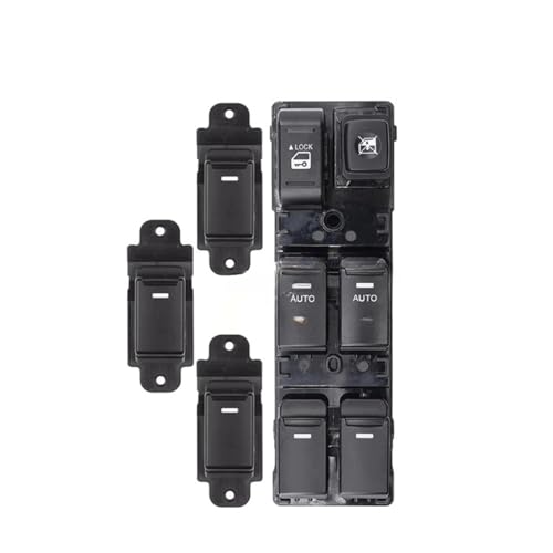 KDMOWHON Vorne Links Fahrer Dynamoelektrischer Fensterheberschalter Kompatibel for Kia Sorento 2010 2011 2012 2013 93570-2P100 93570-2P200 93570-2P100VA(2 AUTO Set) von KDMOWHON