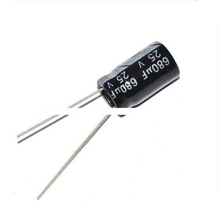 100pcs 25V680UF Radial Electrolytic Capacitor 680UF 25V 10 * 17mm Capacitance Meters 100pcs 25V680UF Radial Electrolytic Capacitor 680UF 25V 10 * 17mm Capacitance Meters von KDMYXBFZI