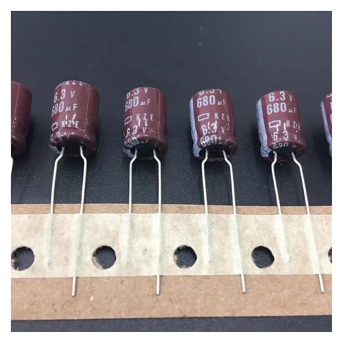 100pcs 680uF 6.3V 8x11.5mm Low Impedance 6.3V680uF Motherboard Aluminum Electrolytic capacitor Capacitance Meters 100pcs 680uF 6.3V 8x11.5mm Low Impedance 6.3V680uF Motherboard Aluminum Electrolytic capacitor Capacitance Meters von KDMYXBFZI
