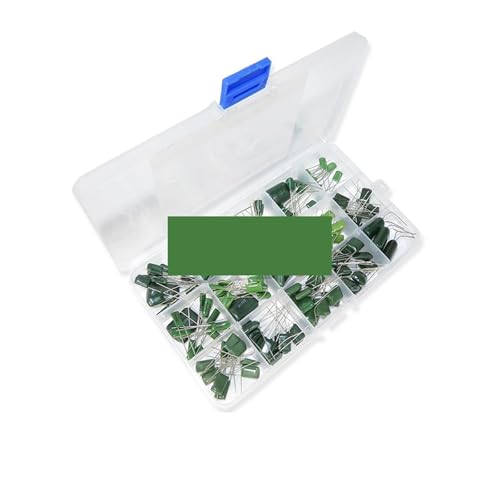 15Values 0.33NF 2A331J 470NF 2A474J 2A821J 2A102J 2A393J 2A474J Polyester Film Capacitor Assortment Box Kit 150PCS/Set Capacitance Meters 15Values 0.33NF 2A331J 470NF 2A474J 2A821J 2A102J 2A393J 2A474J Polyester Film Capacitor Assortment Box Kit 150PCS/Set Capacitance Meters von KDMYXBFZI