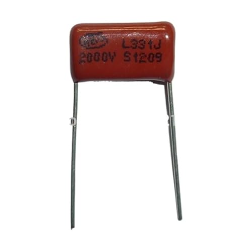 20pcs CBB capacitor 331 2000V 331J 2KV 330pF 0.33nF P15 CBB81 Metallized Polypropylene Film Capacitor Capacitance Meters 20pcs CBB capacitor 331 2000V 331J 2KV 330pF 0.33nF P15 CBB81 Metallized Polypropylene Film Capacitor Capacitance Meters von KDMYXBFZI