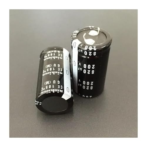 2pcs 820uF 200V GU Series 25x45mm 200V820uF Snap-in PSU Aluminum Electrolytic Capacitor Capacitance Meters 2pcs 820uF 200V GU Series 25x45mm 200V820uF Snap-in PSU Aluminum Electrolytic Capacitor Capacitance Meters von KDMYXBFZI