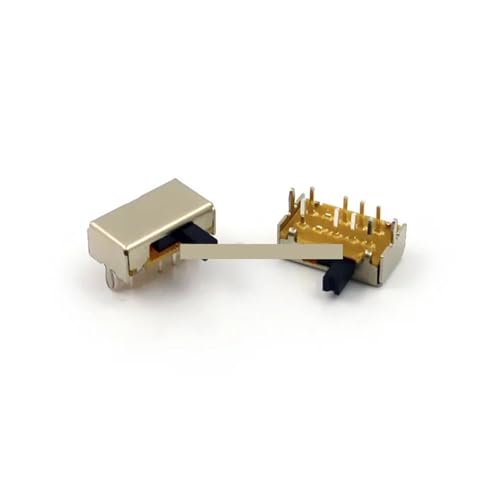 50 Pcs 4mm Height Side Knob PCB 8 Pin 3 Position 2P3T DP3T Slide Switch 0.5A 50V DC von KDMYXBFZI