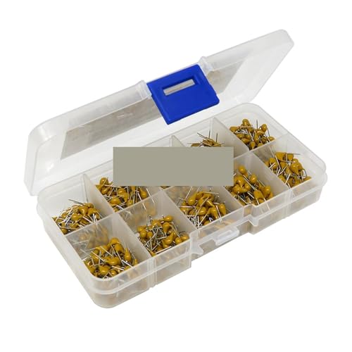 500PCS/LOT 10 Values*50pcs 0.1uf-10uf(104~106) 50v Multilayer Ceramic Capacitors Assorted Kit Assortment Set With Storage Box Capacitance Meters von KDMYXBFZI