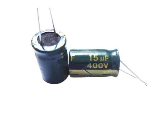 55pcs/lot 15UF high frequency low impedance 400V15UF aluminum electrolytic capacitor size 10 * 17 S112 20% Capacitance Meters von KDMYXBFZI