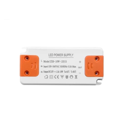 AC 110V 220V 12V 1A -3A LED Driver Power Supply Power Supply Control Lighting AC100-240 DC12V 12W Motor Starters(AC100-240 DC12V 18W) von KDMYXBFZI