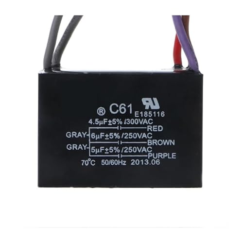 CBB61 Electrical Power Connecting Capacitor 4.5uf+6uf+5uf 250V 5 Wire Capacitance Meters von KDMYXBFZI