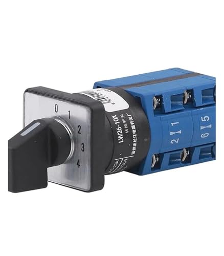 LW26-10X 0-4/2 Five Position 2-section 1-wire 4-way Voltage Signal Switching 10A Rotary Cam Switch LW26-10X 0-4/2 Five Position 2-section 1-wire 4-way Voltage Signal Switching 10A Rotary Cam Switch von KDMYXBFZI