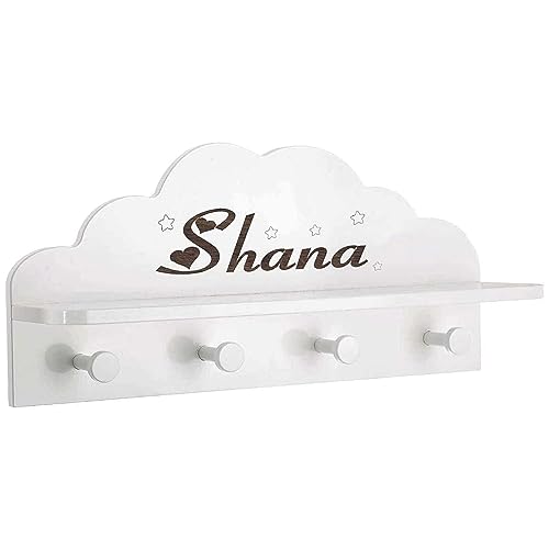 KDO MAGIC - Personalisierte Wand-Garderobe - Personalisierbar Kinder Garderobenleiste - weiß - Gravierte Vorname – Wanddekoration Kinderzimmer - Geschenkidee für Geburtstag, Weihnachten KDO MAGIC - Personalisierte Wand-Garderobe - Personalisierbar Kinder Garderobenleiste - weiß - Gravierte Vorname – Wanddekoration Kinderzimmer - Geschenkidee für Geburtstag, Weihnachten von KDO MAGIC