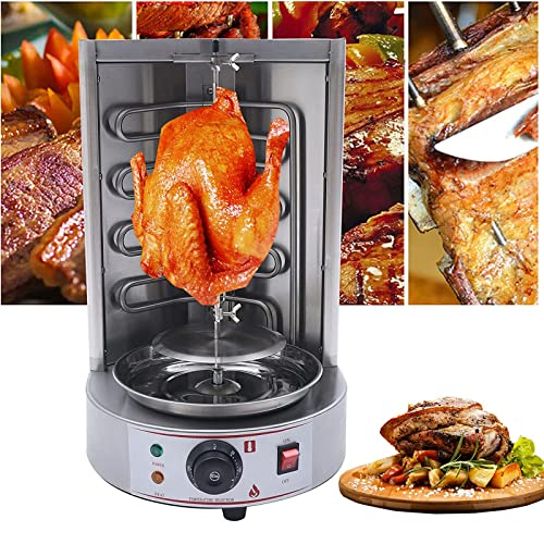 Multifunktionaler Spießofen, Multifunktionale Bräter Multifunktionsbackofen mit Tischplatte Ofen Braten Broil Volovar Spieß Kebab Gyro, Vertikal Backofen mit Tischplatte verstellbar von KDOQ