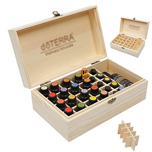 Tragbare Aufbewahrungsbox für ätherische Öle, Raumduft, für 18 Flaschen für 5–15 ml – Aromatherapie-Organizer, Nagellack-Duftbehälter von KDOQ